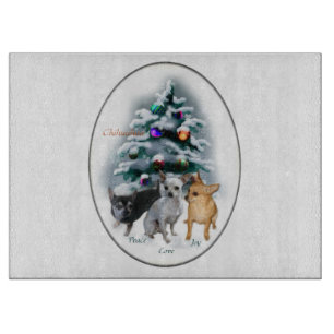 Planche À Découper Noël du Chihuahua