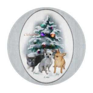 Planche À Découper Noël du Chihuahua
