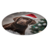 Planche À Découper Noël du Labrador au chocolat (Coin)