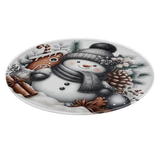 Planche À Découper Noël du mignon Snowman (Coin)