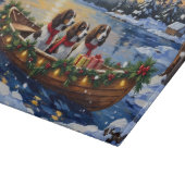 Planche À Découper Noël en bateau pour Springer Spaniel (Coin)