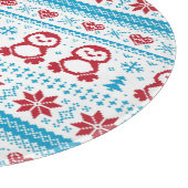 Planche À Découper Noël et l'hiver ont tricoté le motif (Coin)