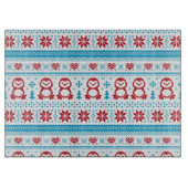 Planche À Découper Noël et l'hiver ont tricoté le motif (Devant)