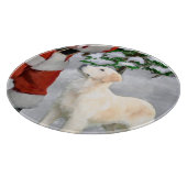 Planche À Découper Noël Golden Retriever (Coin)