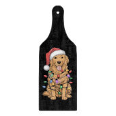 Planche À Découper Noël Golden Retriever Amoureux des chiens Cadeau M (Devant)