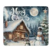 Planche À Découper Noël/Hiver/Planche à neige (Devant)