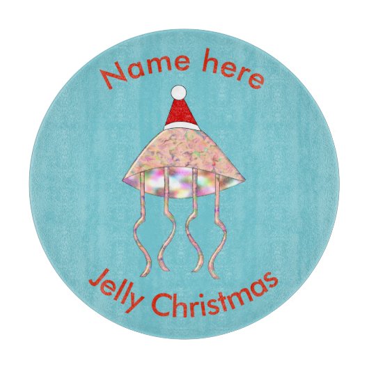 Planche À Découper Noël Jellyfish Custom Cutboard (Devant)