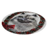 Planche À Découper Noël Keeshond (Coin)