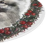 Planche À Découper Noël Keeshond (Coin)