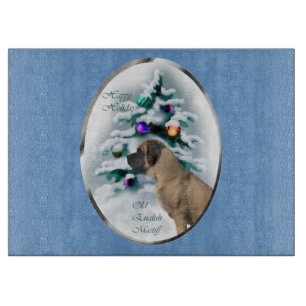 Planche À Découper Noël mastiff anglais