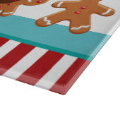 Planche À Découper Noël Mme Claus boulangerie en pain d'épices (Coin)