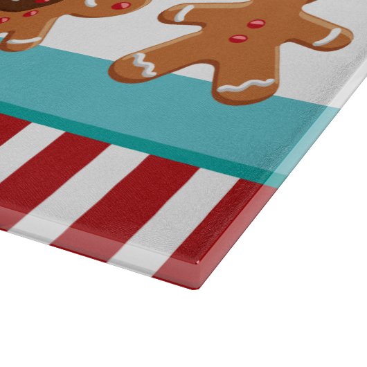 Planche À Découper Noël Mme Claus boulangerie en pain d'épices (Coin)