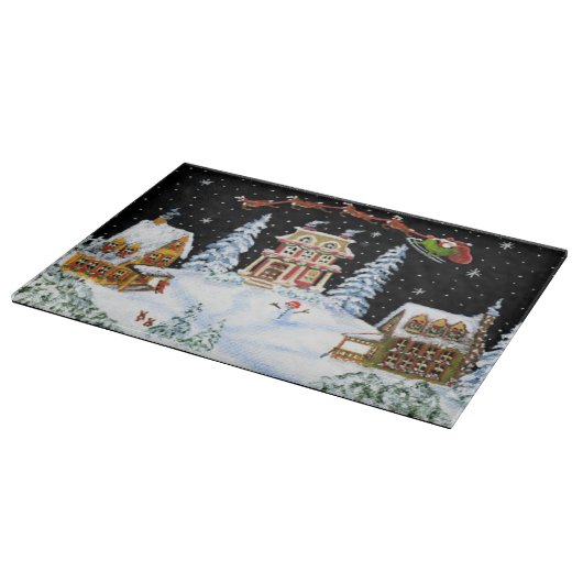 Planche À Découper Noël, Père Noël, Claus, coupe, panneau, renne (Coin)