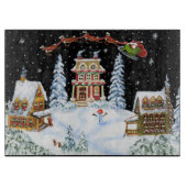 Planche À Découper Noël, Père Noël, Claus, coupe, panneau, renne (Devant)