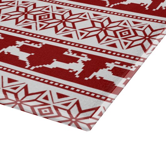 Planche À Découper Noël scandinave renne (Coin)