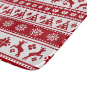 Planche À Découper Noël Vacances Nordic Motif Cosy (Coin)