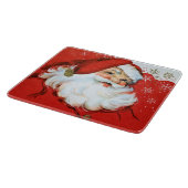 Planche À Découper Noël vintage rétro Père Noël (Coin)