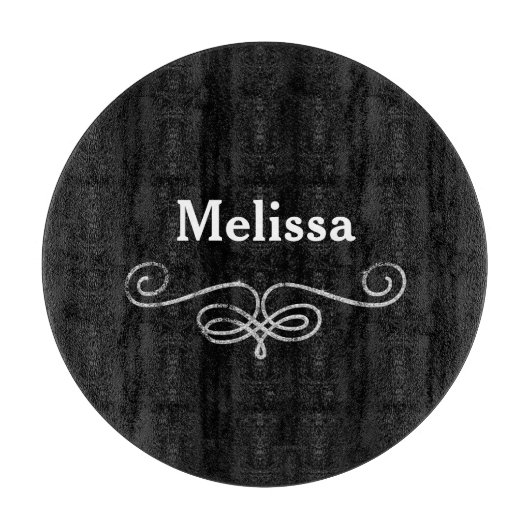 Planche À Découper Noir et argent (Devant)