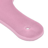 Planche À Découper Noir et blanc Fatigue Monogramme rose (Coin)