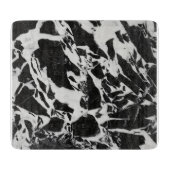 Planche À Découper Noir et blanc moderne (Devant)