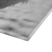 Planche À Découper Noir et blanc Poodé visage Chiot yeux (Coin)