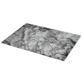Planche À Découper Noir et Marbre blanc (Coin)