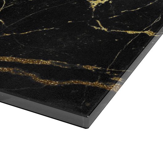 Planche À Découper Noir et or (Coin)