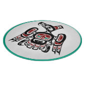 Planche À Découper Noir rouge autochtone Kaigani Thunderbird (Coin)