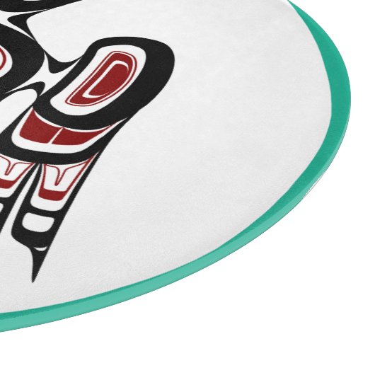 Planche À Découper Noir rouge autochtone Kaigani Thunderbird (Coin)