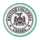 Planche À Découper Noir rouge autochtone Kaigani Thunderbird (Devant)