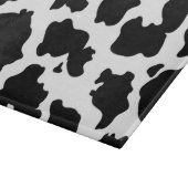 Planche à découper noire et blanche d'impression (Coin)