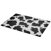 Planche à découper noire et blanche d'impression (Coin)