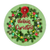 Planche À Découper Nollaig Chridheil Noël écossais (Devant)