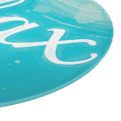 Planche À Découper Nom : Blue Relax Design (Coin)