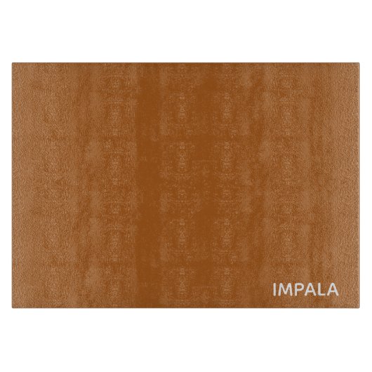 Planche À Découper Nom de couleur brun Impala (Devant)