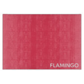 Planche À Découper Nom de couleur rose Flamant rose (Devant)