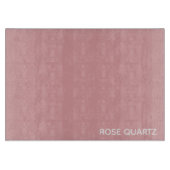 Planche À Découper Nom de couleur rose quartz rose (Devant)