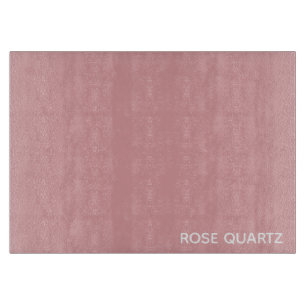 Planche À Découper Nom de couleur rose quartz rose