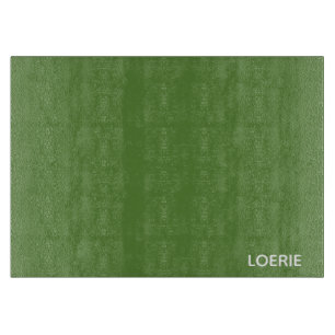Planche À Découper nom de couleur vert Loerie