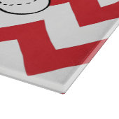 Planche À Découper Nom de famille de vacances de Noël (Coin)