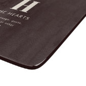 Planche À Découper Nom de famille ou nom d'entreprise modifiable (Coin)