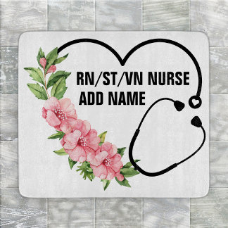 Planche À Découper Nom de l'infirmière étudiante-inscrite-ancienne