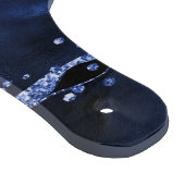 Planche À Découper Nom de marbre marbré bleu marine (Coin)