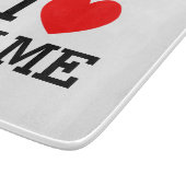 Planche À Découper Nom du coeur (Coin)