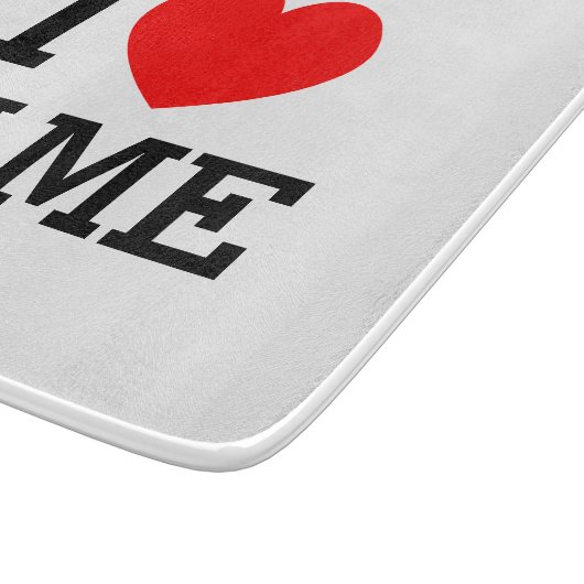 Planche À Découper Nom du coeur (Coin)