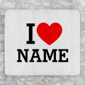 Planche À Découper Nom du coeur