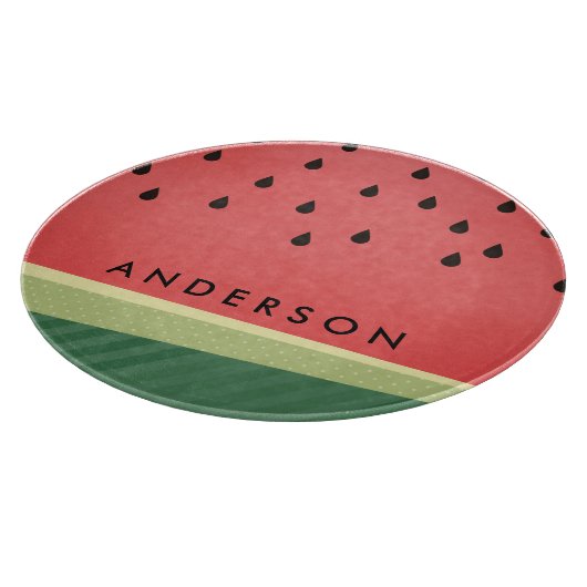 Planche À Découper Nom fait sur commande délicieux de la pastèque | (Coin)