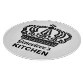 Planche À Découper Nom personnalisé Couronne complexe (Coin)