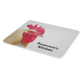 Planche À Découper Nom personnalisé de l'animal de ferme de coq Boar (Coin)