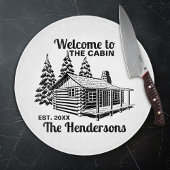 Planche À Découper Nom personnalisé et Cabine de journal de dates ave